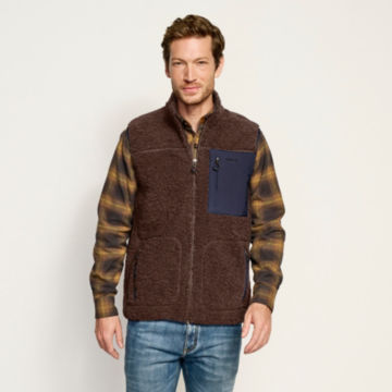 Sherpa Fleece Vest -  image number 1