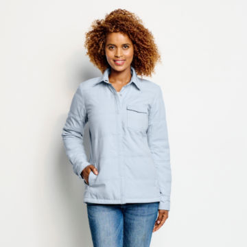Women's Tech Chambray Shirt Jacket - BLUE FOGimage number 1