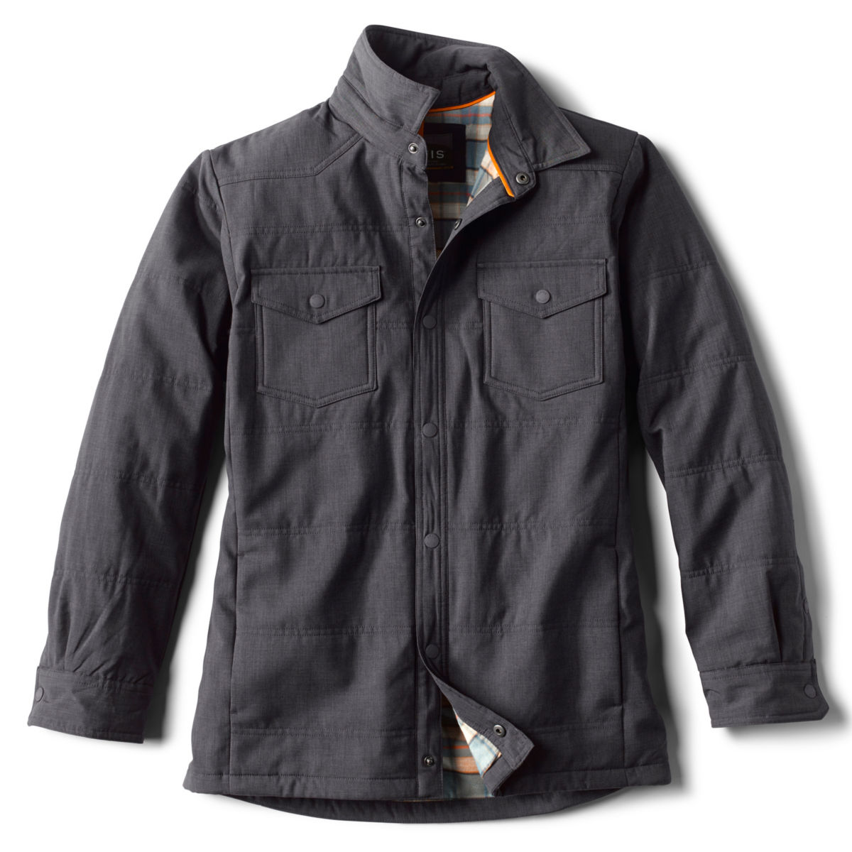 Tech Chambray Shirt Jacket - BLACKimage number 0