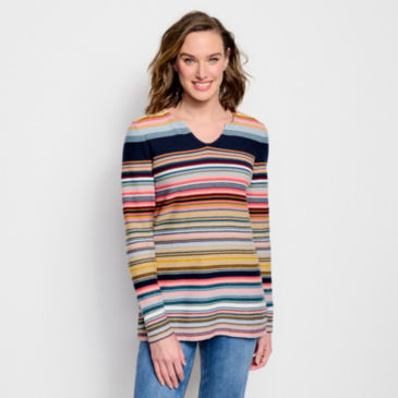 Blanket-Stripe Tunic - 