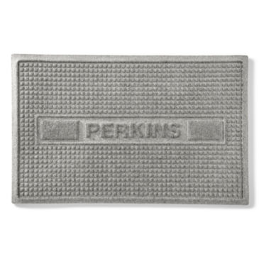 Personalized Recycled Water Trapper® Grid Doormat - GRAY