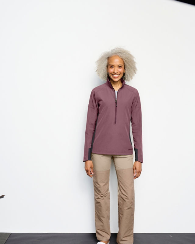 Women&rsquo;s PRO LT Softshell Pullover - HUCKLEBERRY