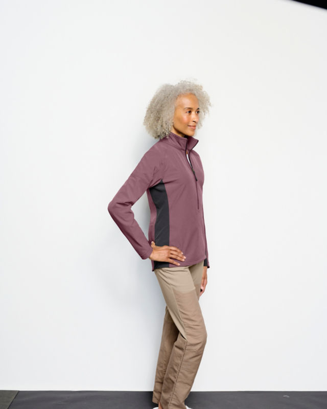 Women&rsquo;s PRO LT Softshell Pullover - HUCKLEBERRY image number 3