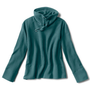 Textured Cowl Sweatshirt - 