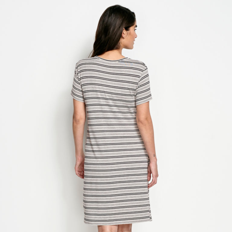 Wrap Knit Striped Dress -  image number 2