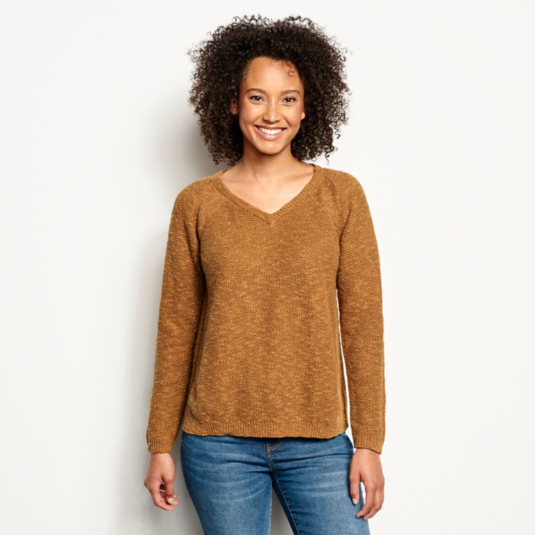 Easy V-Neck Sweater -  image number 1