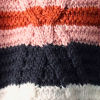 Multi Stripe Cable Sweater - MULTI STRIPE