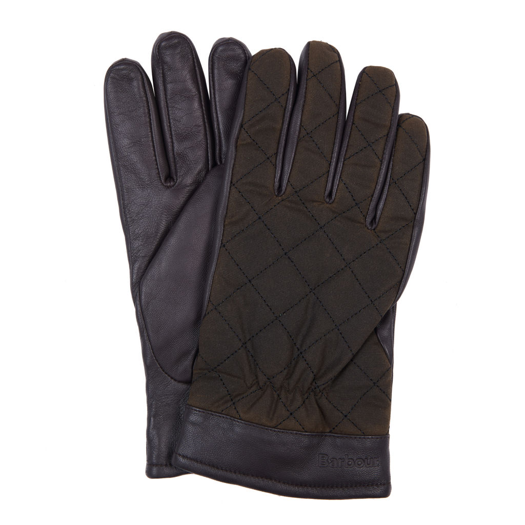 Barbour® Dalegarth Gloves - OLIVE BROWN image number 0