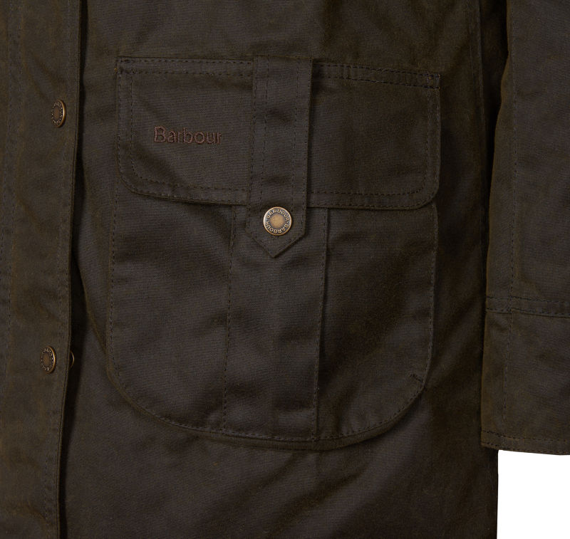 barbour homeswood waxed cotton jacket