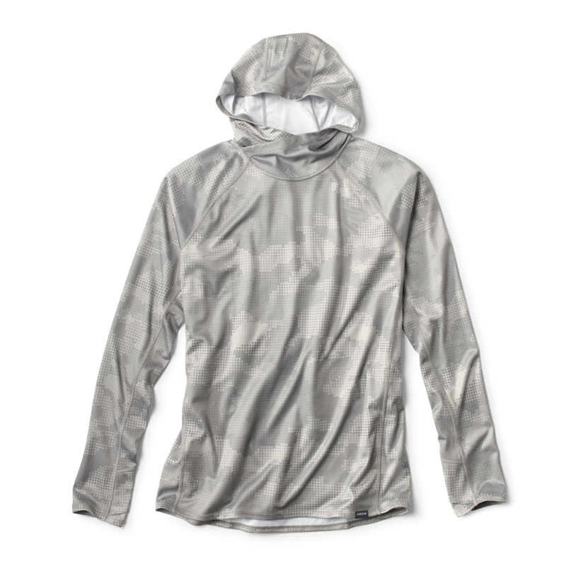 UPF 50 Eco-Friendly UV Sun Protection Hoodie Camo Gray / X-Large