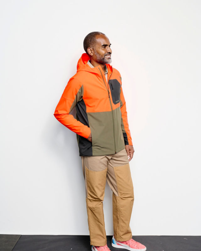 Men&rsquo;s PRO LT Softshell Hoodie - OLIVE BLAZE image number 2