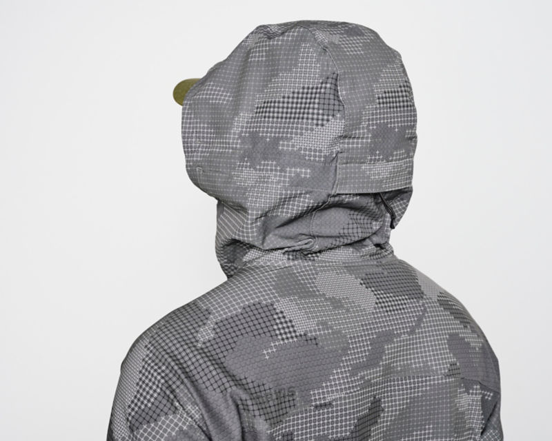 Men&rsquo;s PRO LT Softshell Hoodie - STEEL CAMO image number 7