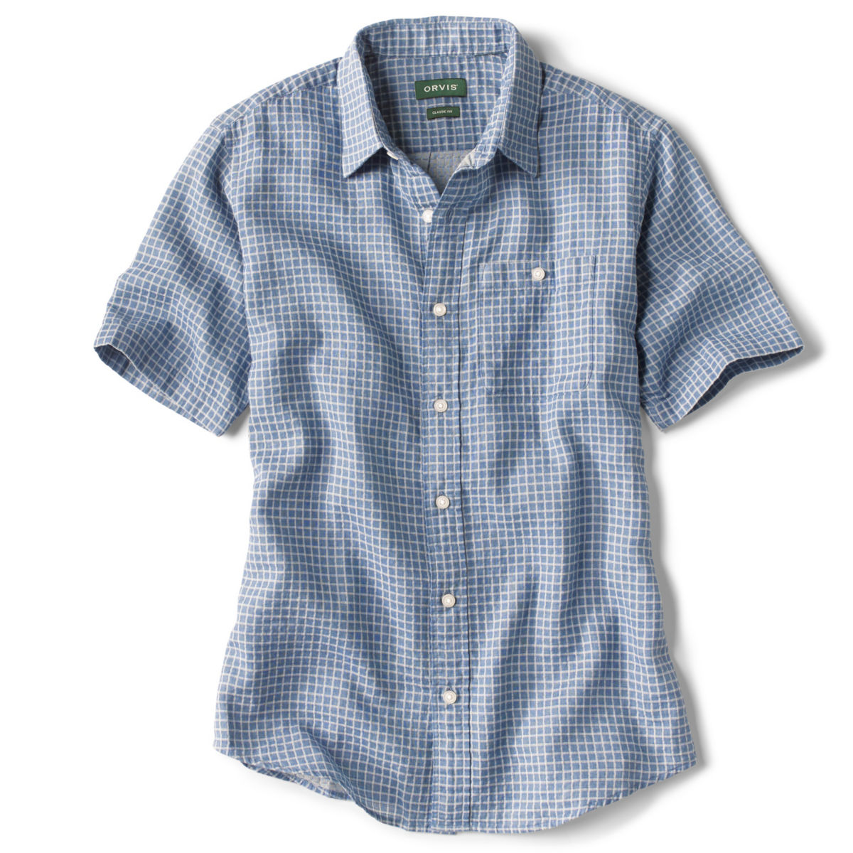 Mini Check Jacquard Short-Sleeved Shirt - image number 0