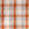 Cotton Ripstop Short-Sleeved Plaid Shirt - BOURBON