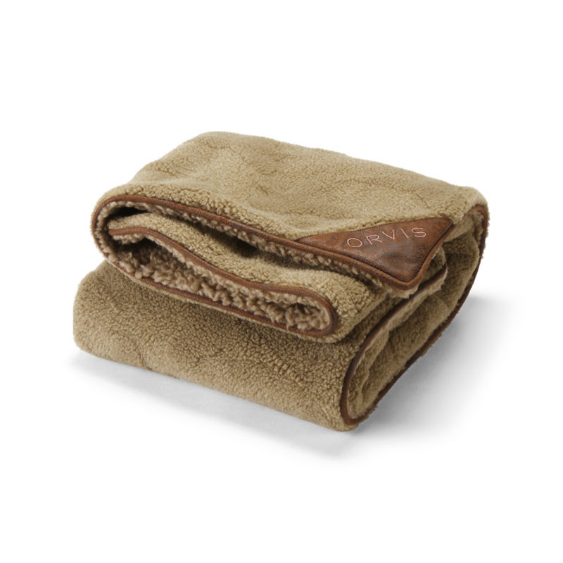 Embossed Sherpa Throw - KHAKI PHEASANT