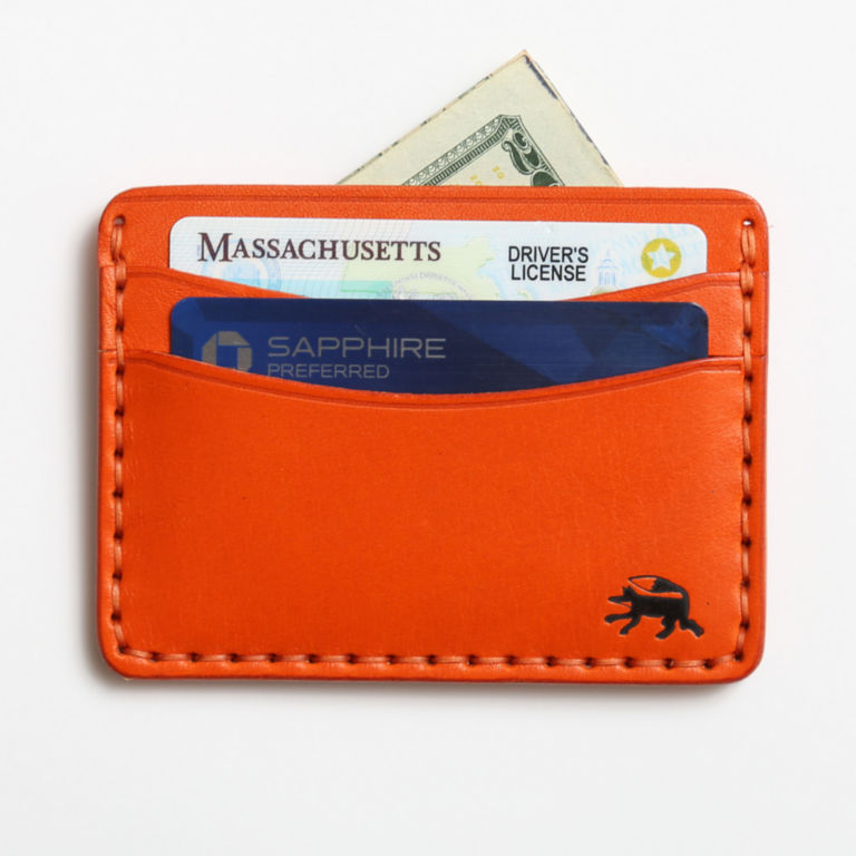 Todder Hand-Stitched Five-Pocket Wallet - ORANGE image number 2