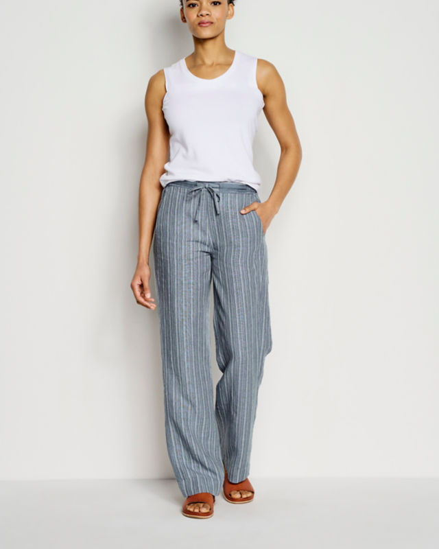 Ives Wide Leg Linen Trousers