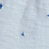 Embroidered Bandana Three-Quarter-Sleeved Tee - BLUE FOG