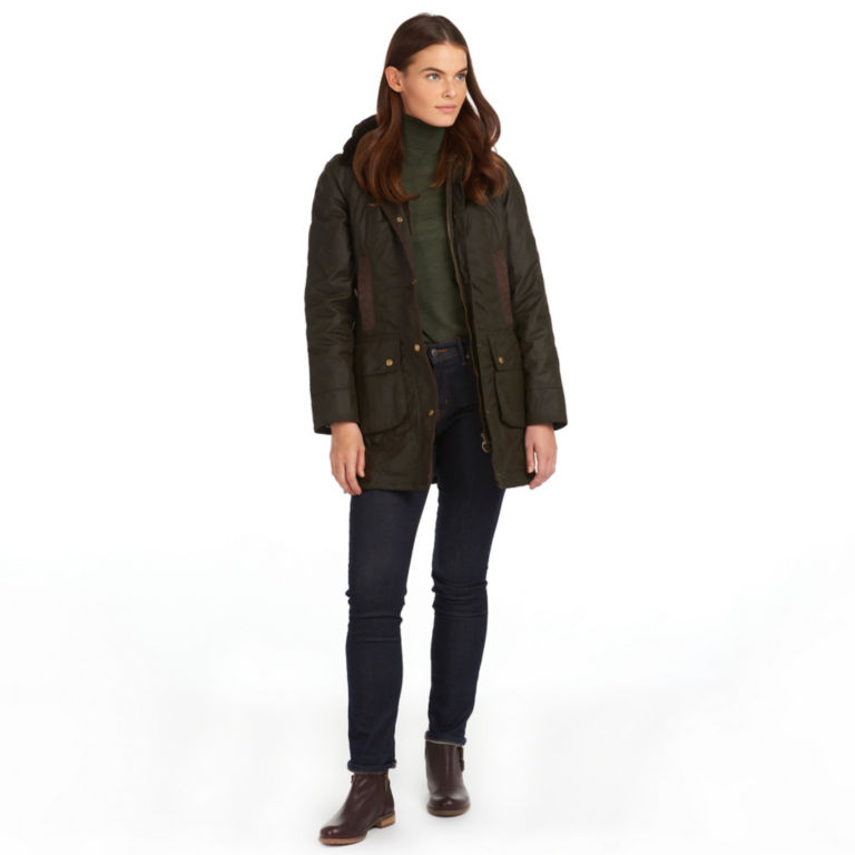 Barbour® Bower Wax Jacket - OLIVE - ORVIS EXCLUSIVE image number 3