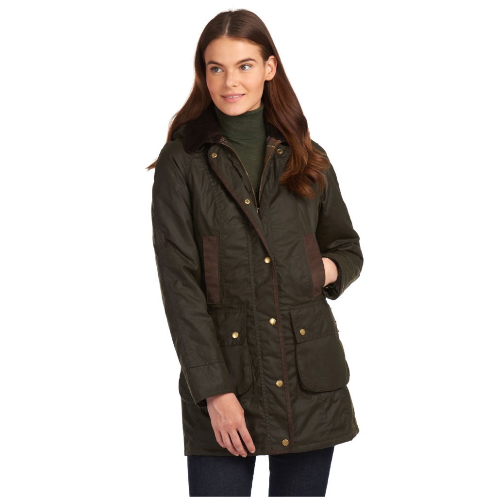 Barbour® Bower Wax Jacket - OLIVE - ORVIS EXCLUSIVE image number 0