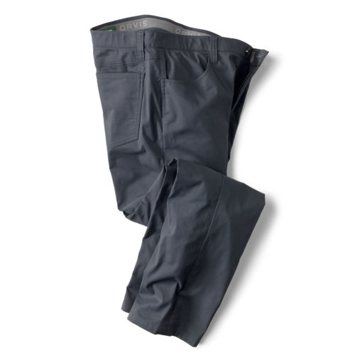 A pair of carbon-colored pants