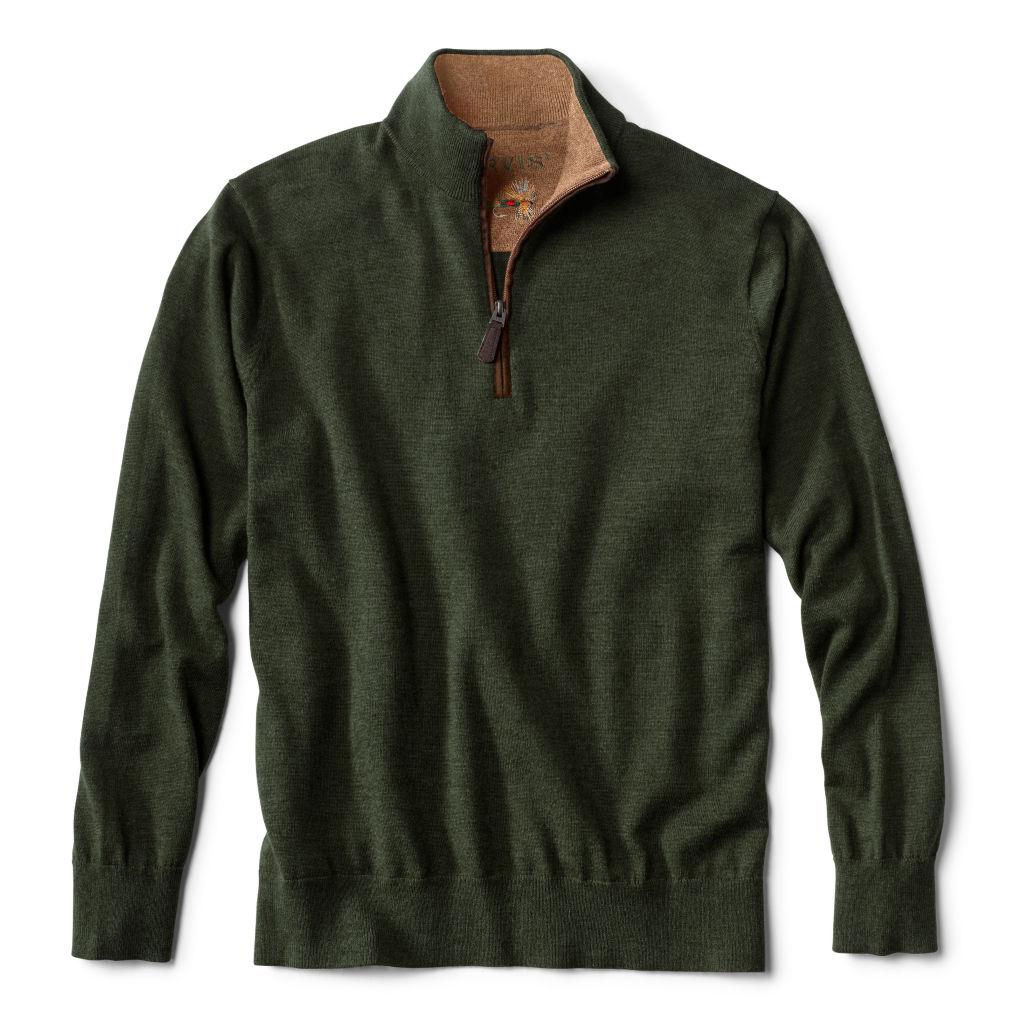 Merino Wool Quarter-Zip Sweater 2.0 -  image number 0