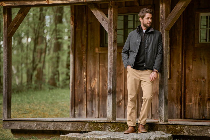 5-Pocket Stretch Twill Pants - DESERT KHAKI