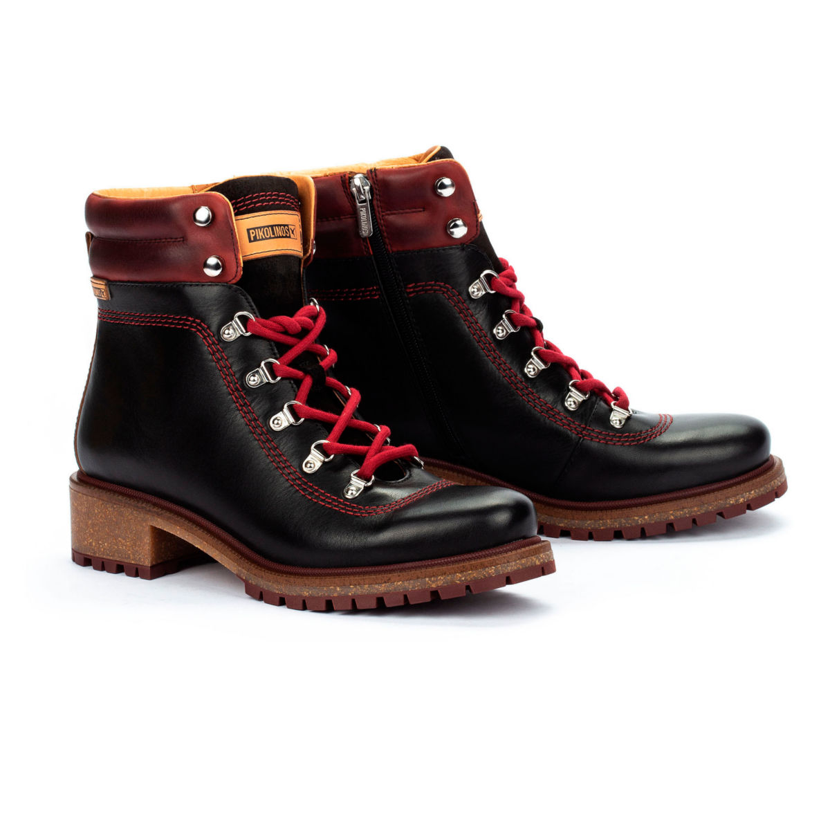 Pikolinos® Aspe Lace-Up Boots - BLACKimage number 0