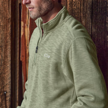Angler's Quarter-Zip Sweatshirt - image number 1