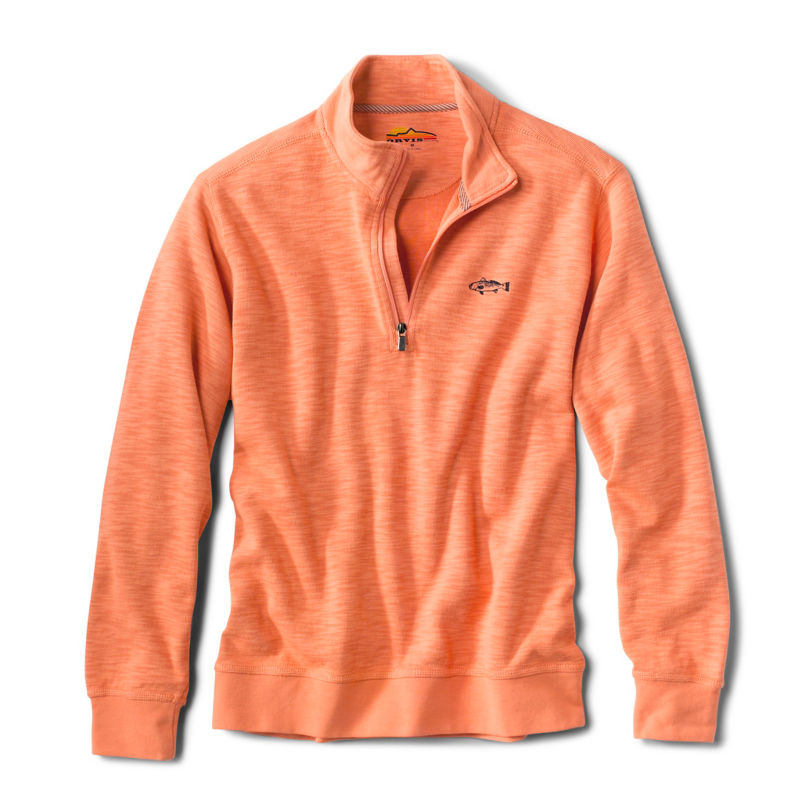 Men's Signature Quarter-Zip Sweatshirt | Deep Forest | Size Large | Cotton/Polyester | Orvis