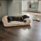 Orvis ComfortFill-Eco™ Bolster Dog Bed with Fleece - KHAKI image number 2