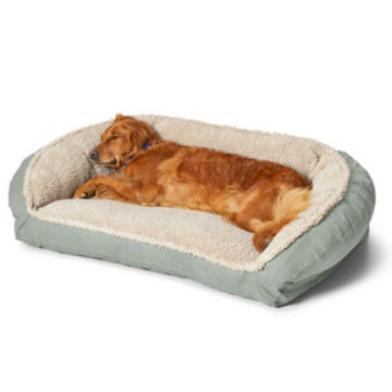 Orvis ComfortFill-Eco™ Bolster Dog Bed with Fleece -  image number 2