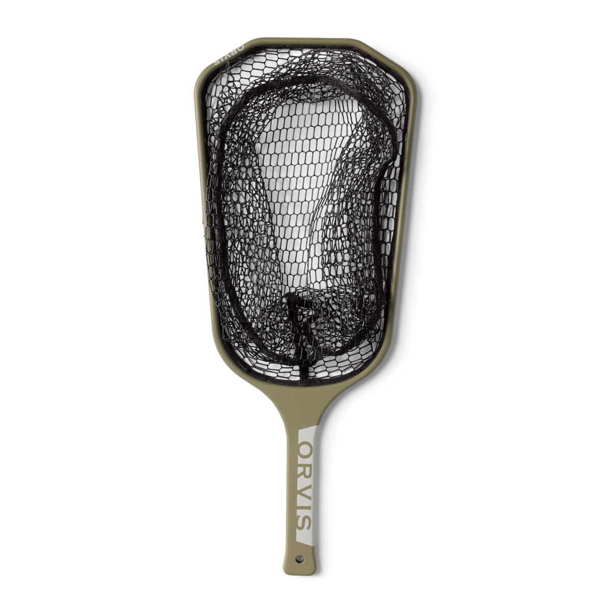 Orvis Wide-Mouth Hand Net - DUSTY OLIVEimage number 0