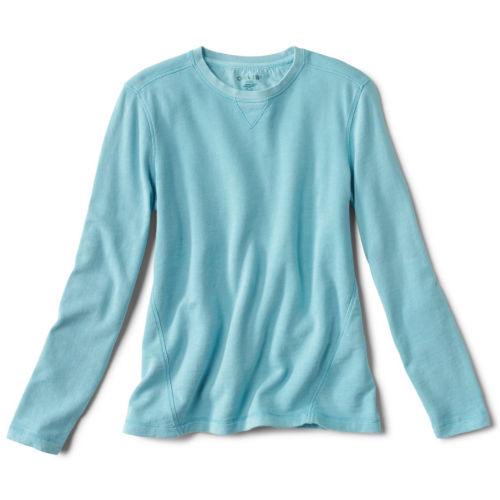 Light blue terra-dye sweatshirt 