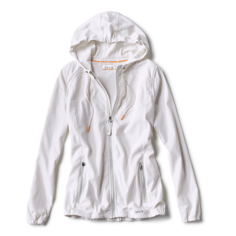 Women’s Open Air Caster Hooded Zip-Up Jacket - SNOW image number 0