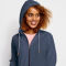 Women’s Open Air Caster Hooded Zip-Up Jacket - CARBON image number 3
