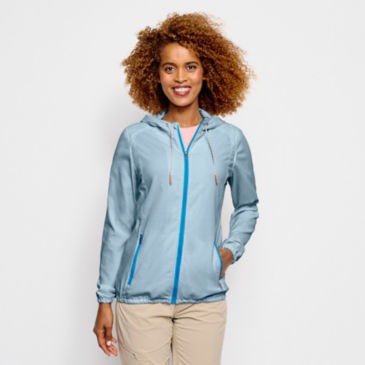 Women’s Open Air Caster Hooded Zip-Up Jacket - LAKE BLUE