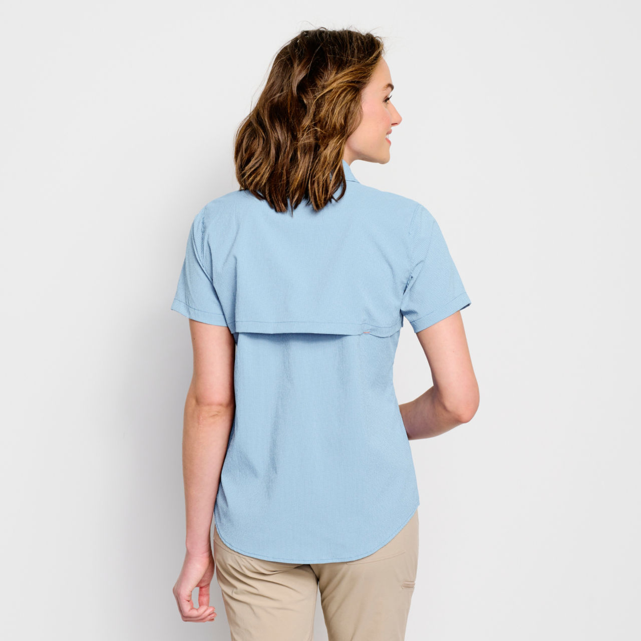 Women’s Short-Sleeved Open Air Caster - CLOUD BLUE image number 2
