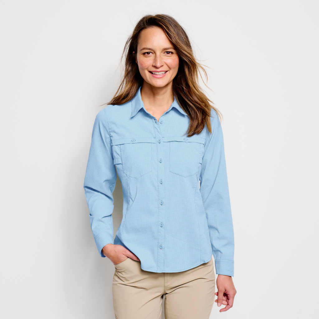 Women’s Open Air Caster Long-Sleeved Shirt - CLOUD BLUE image number 0