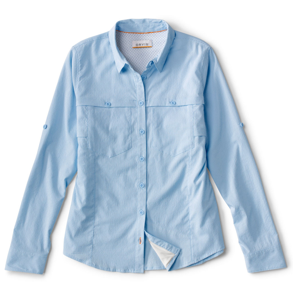 Women’s Open Air Caster Long-Sleeved Shirt - CLOUD BLUE image number 4
