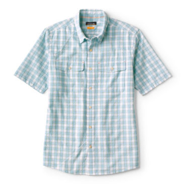 Clearwater Seersucker Short-Sleeved Shirt - CLOUD BLUE