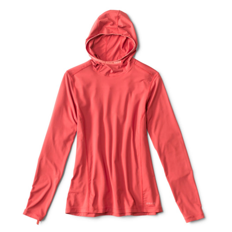 Women's Sun Defense Hoodie - FADED RED image number 0