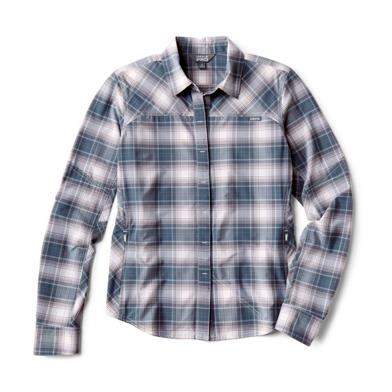 Women&rsquo;s PRO Stretch Long-Sleeve Shirt - ASH PLAID