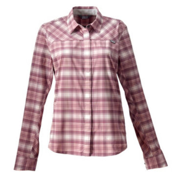 Women’s PRO Stretch Long-Sleeved Shirt - LILAC PLAID image number 1