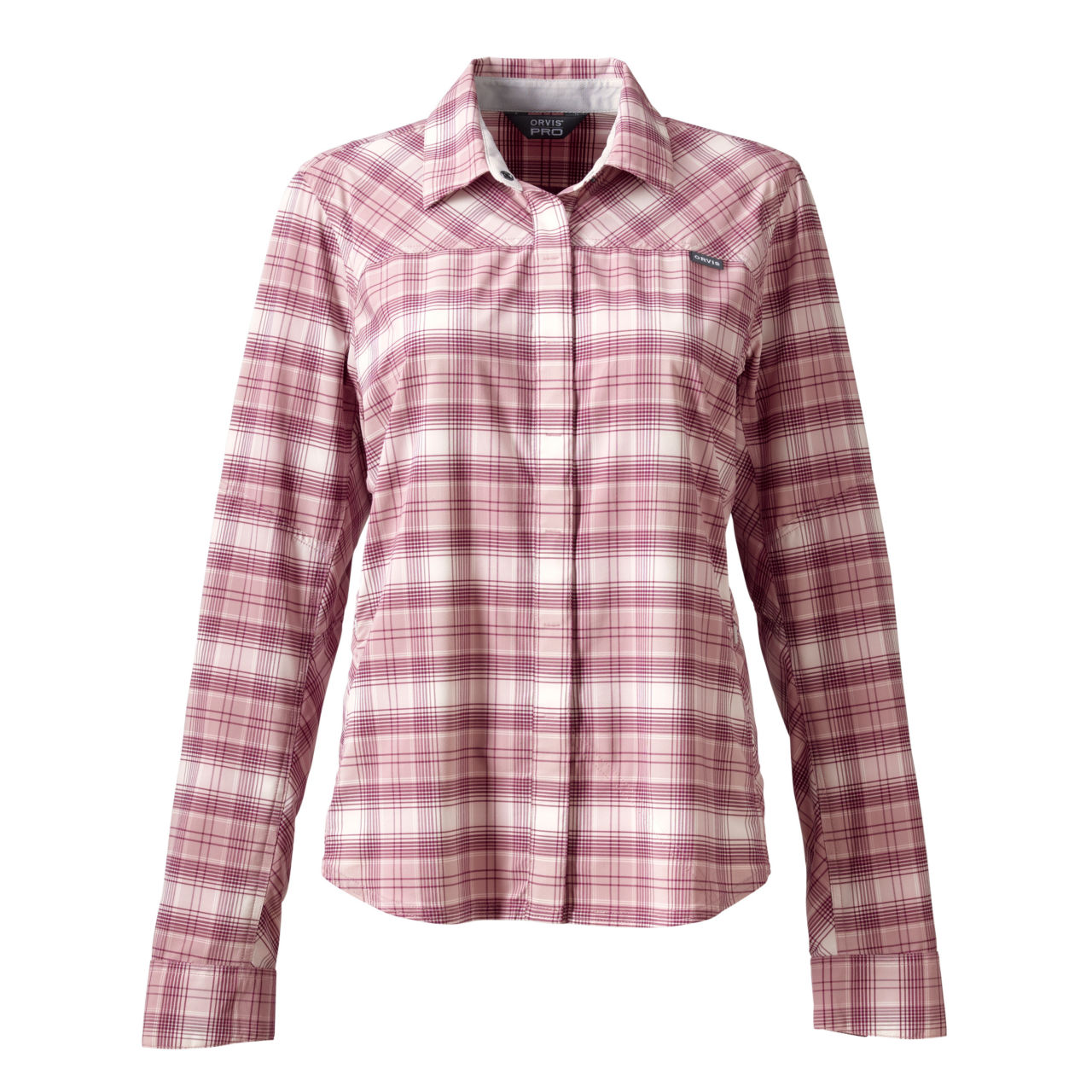 Women’s PRO Stretch Long-Sleeved Shirt - LILAC PLAID image number 4