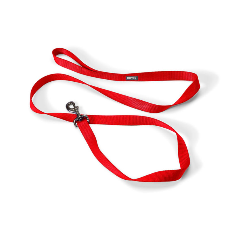 Personalized Side-Release Buckle Collar & Leash - RED image number 1