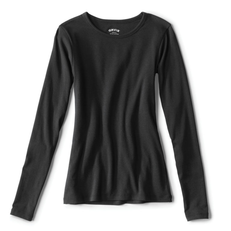 Long-Sleeved Crewneck Perfect Tee -  image number 1