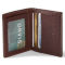 Bison Leather Folding Card Carrier - BROWN image number 0