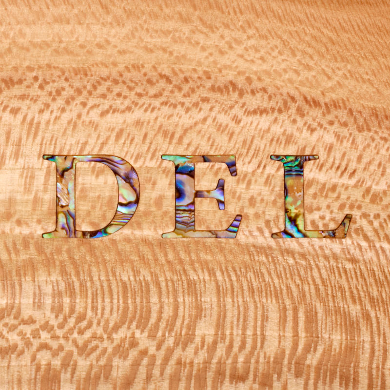 A.L. Swanson River Series Fly Boxes - Abalone Inlay - SYCAMORE AI image number 2