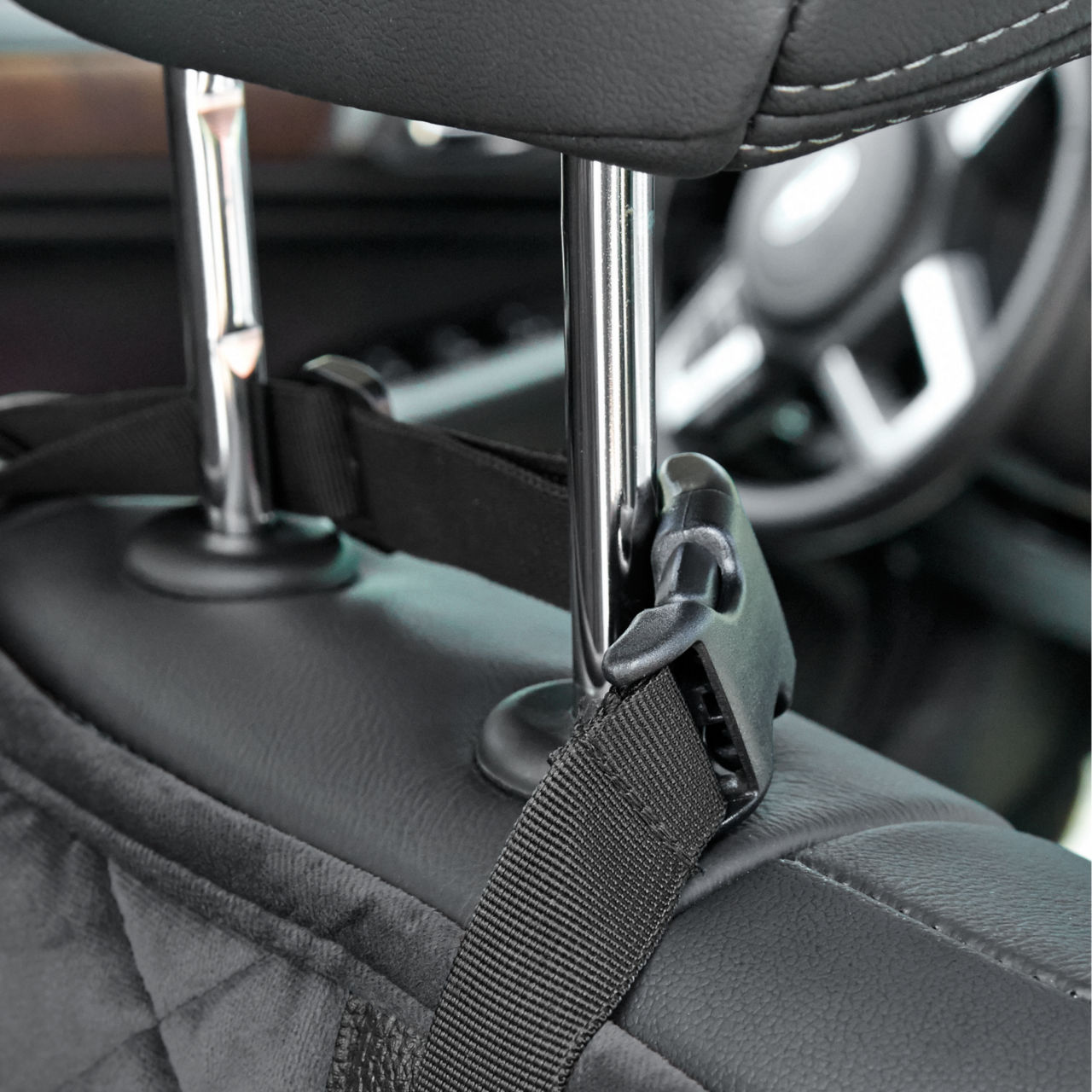 Grip-Tight® Quilted Microfiber Backseat Protector -  image number 2